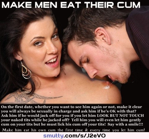 wife making man eat creampie