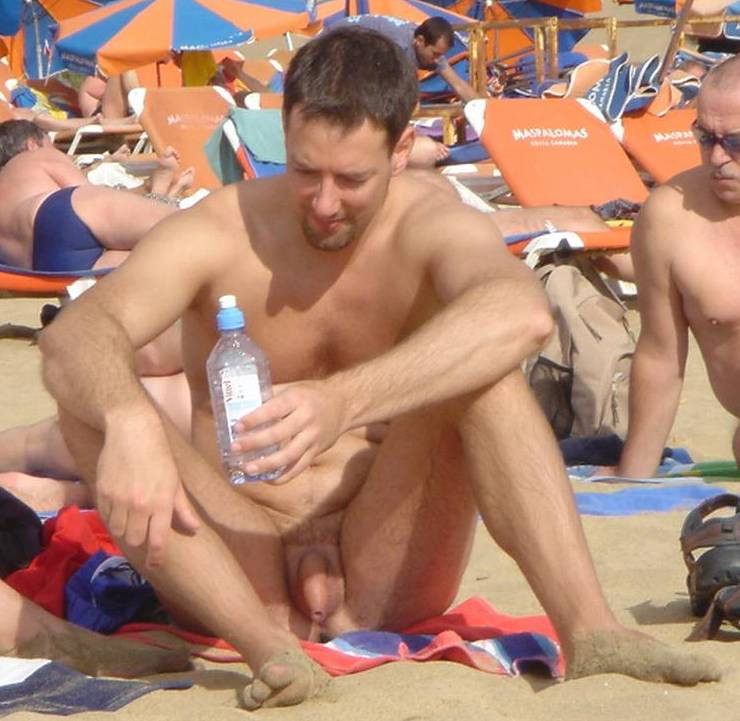 nude beach jerking off