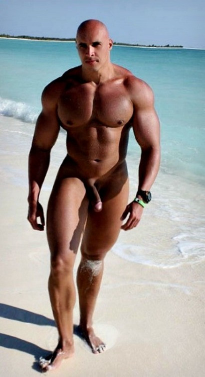 male naked beach ass