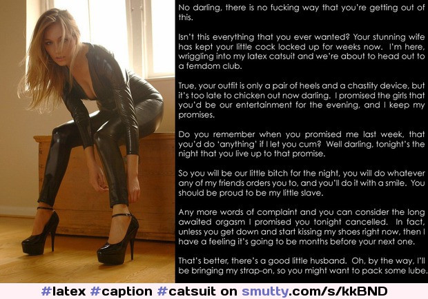 Bodysuit Porn Captions - Sissy Caption Latex Bodysuit