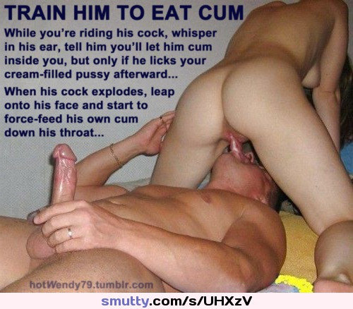 eating his cum