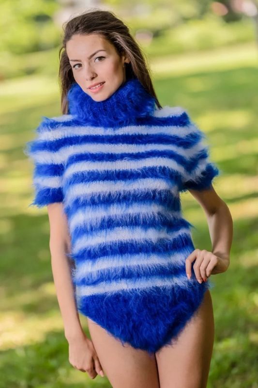 fuzzy sweater dress