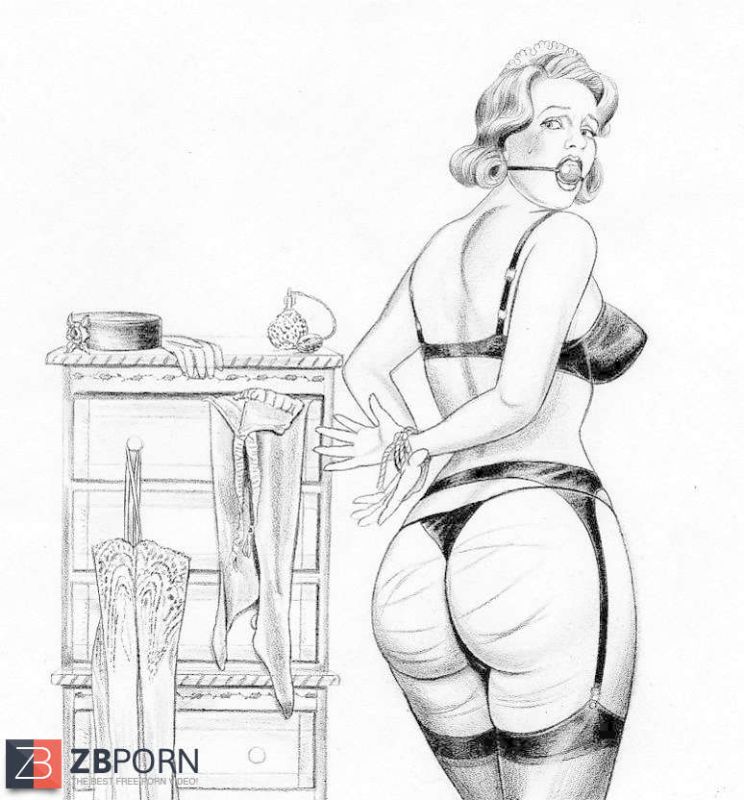 vintage gay spanking art