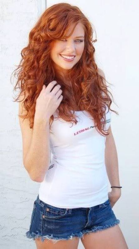 cute redhead with glasses