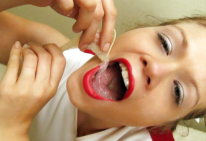 eat cum from her