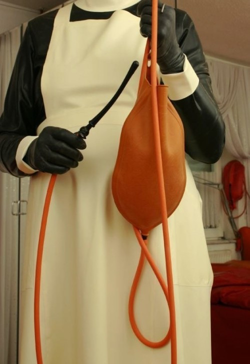 distended bladder