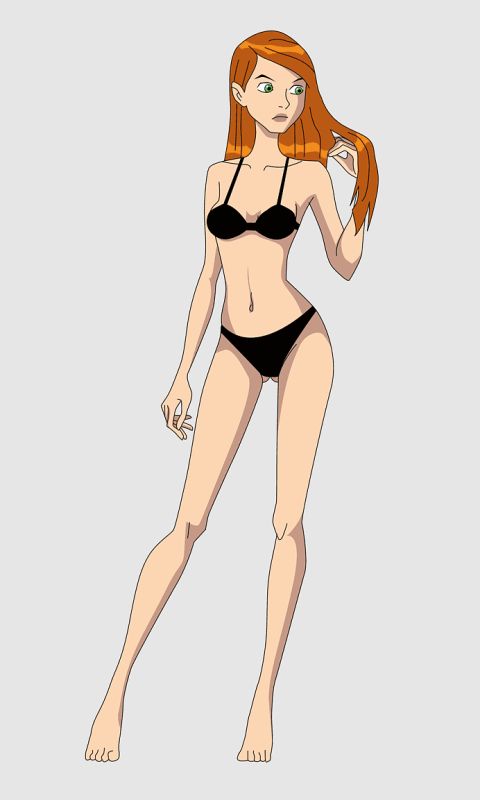 gwen tennyson long hair