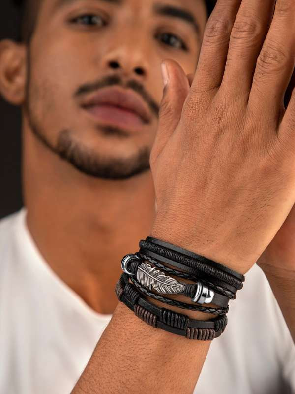 guys wearing bracelets