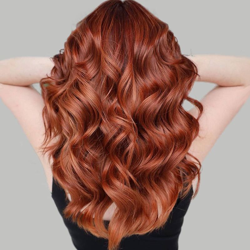 most beautiful long red hair