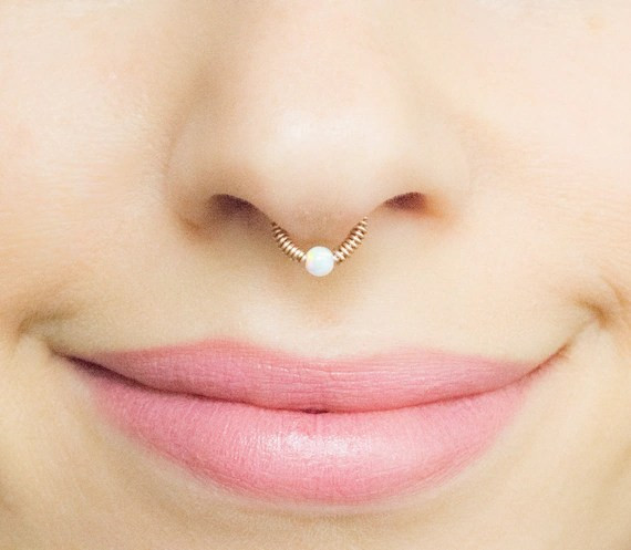 large gauge septum piercing