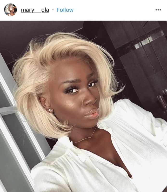 cute black and blonde hair