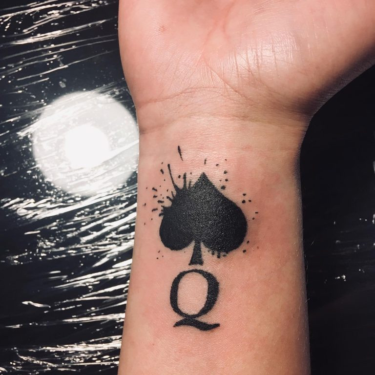 queen of spades transparent symbols