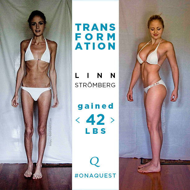 lean toned female body