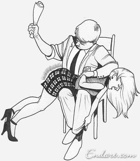 femdom sexual spanking art