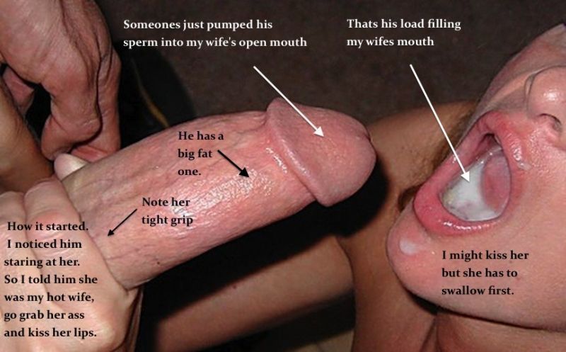 licking cock cum