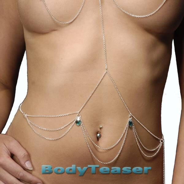 belly bars with chains