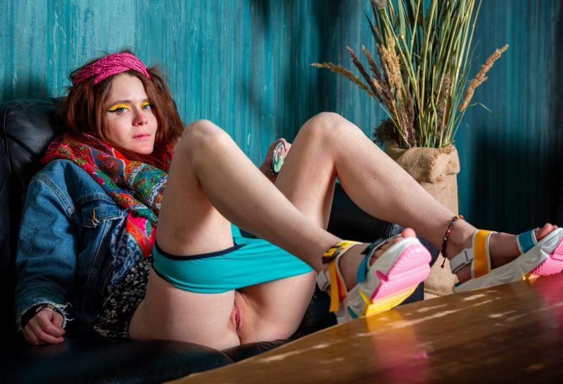 panty flash