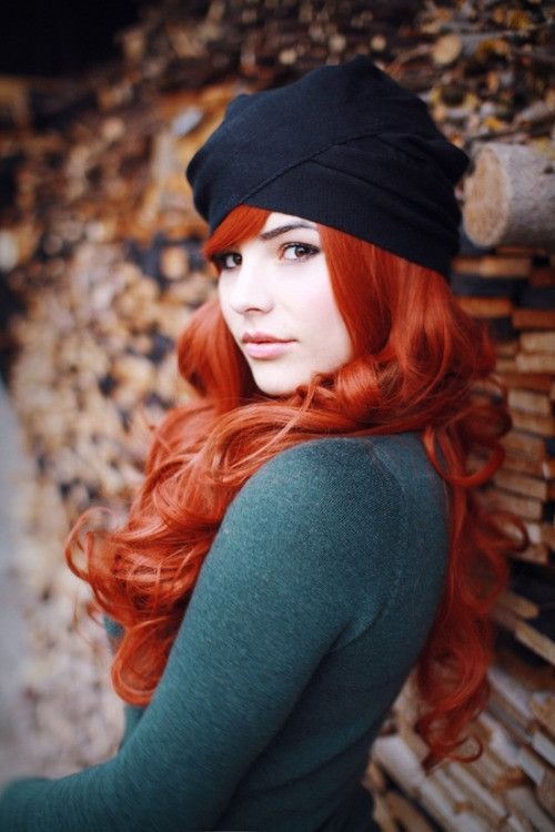 natural red eyebrows