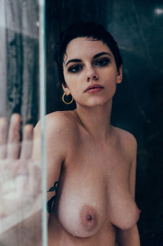 short hair brunette fucked