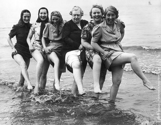 vintage summer lake fun