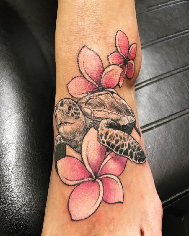 hawaiian half sleeve tattoos