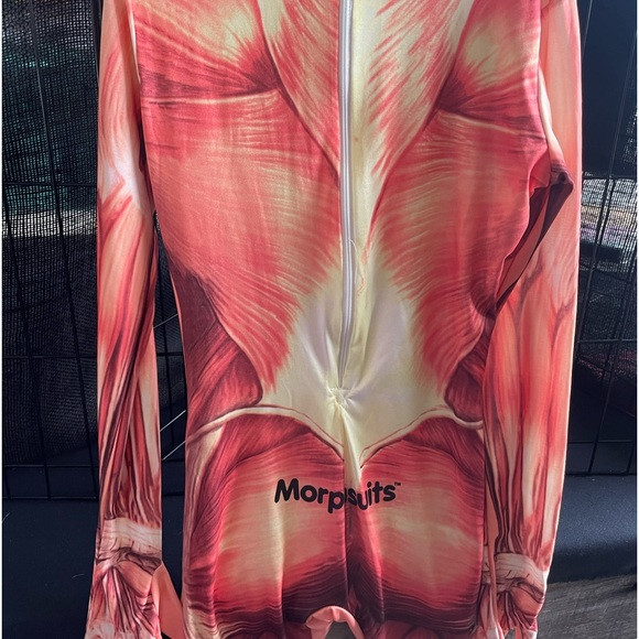 blue morphsuit costume