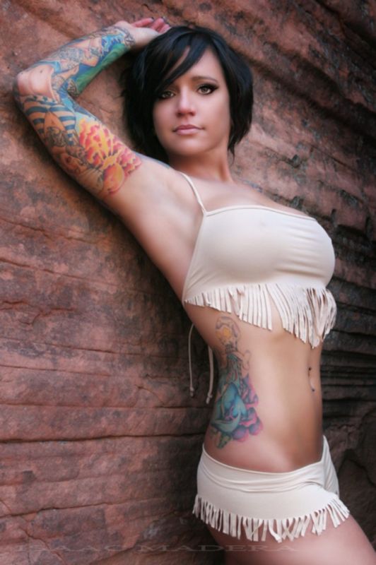abstract art tattoo