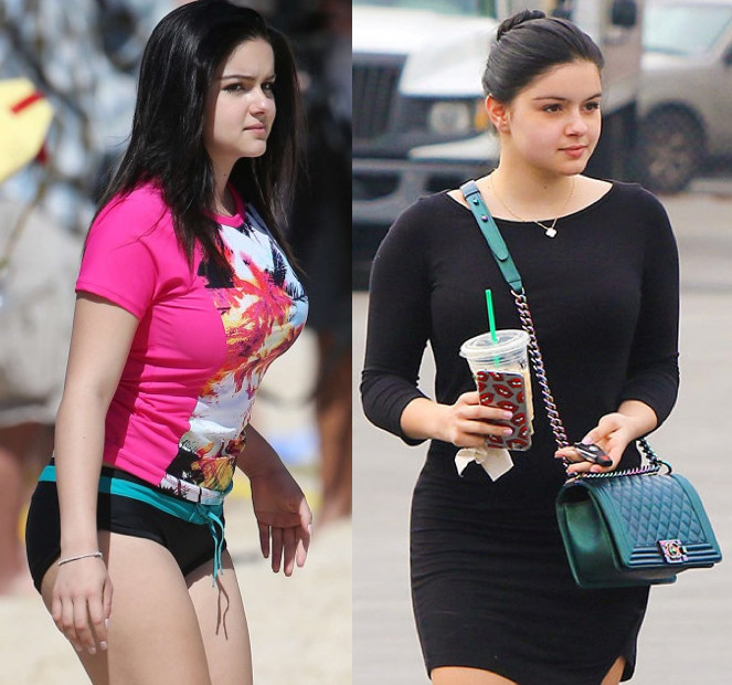 ariel winter before size