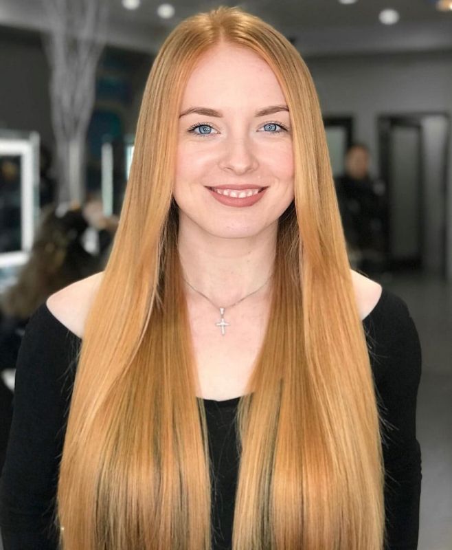 strawberry blonde hair dye
