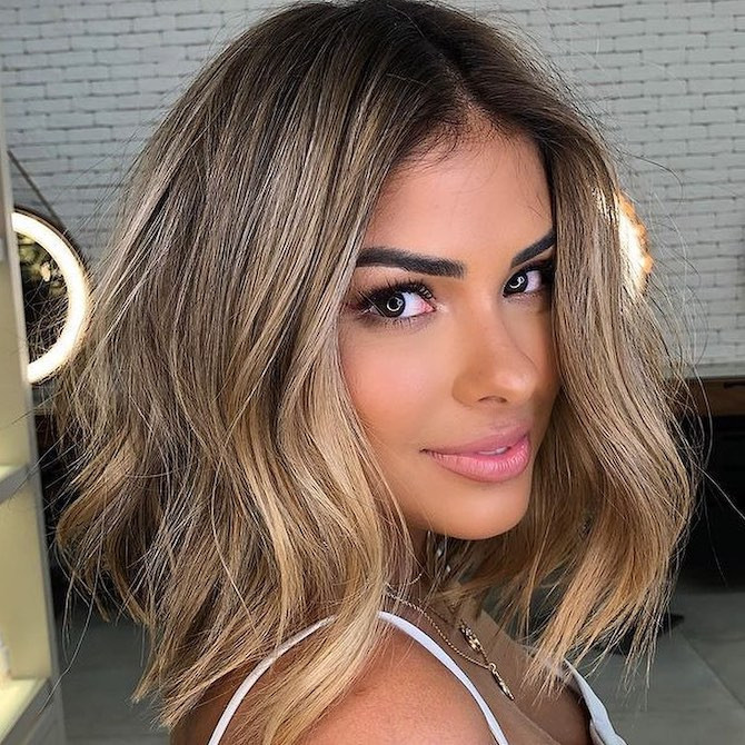 warm blonde hair color