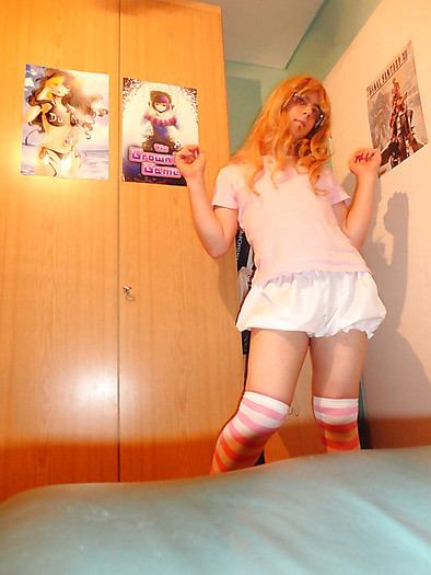 e. husband dressed as woman
