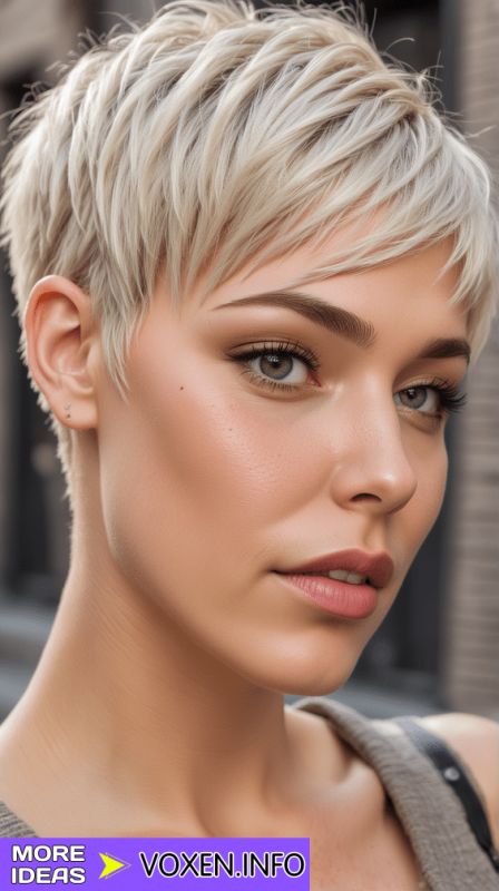 strawberry blonde hair with bangs