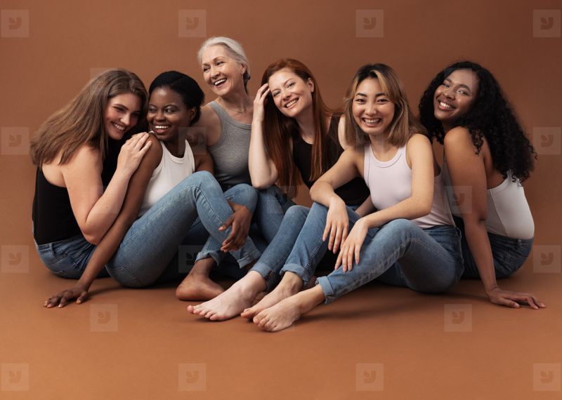 women model different race