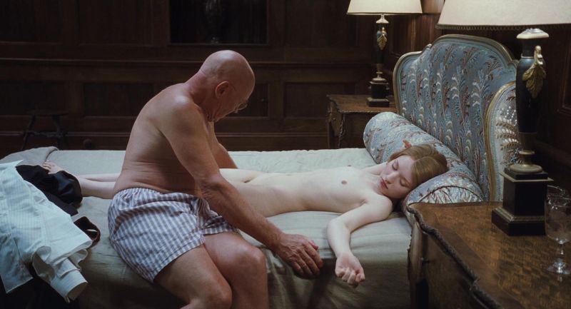 undressing nude scene