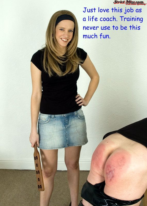 women spanking men cock