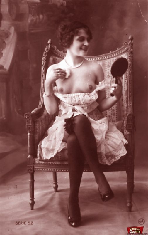 vintage natural breasts nude