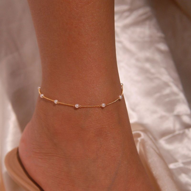 ankle bracelets with hearts for women