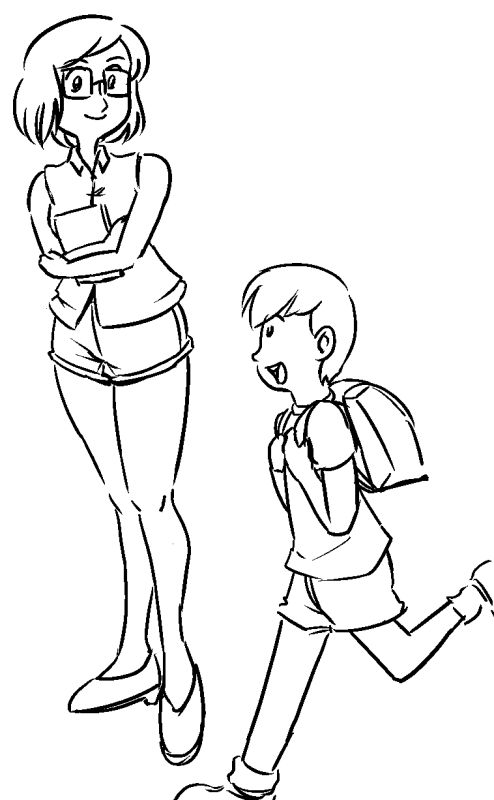 comics strip drawing