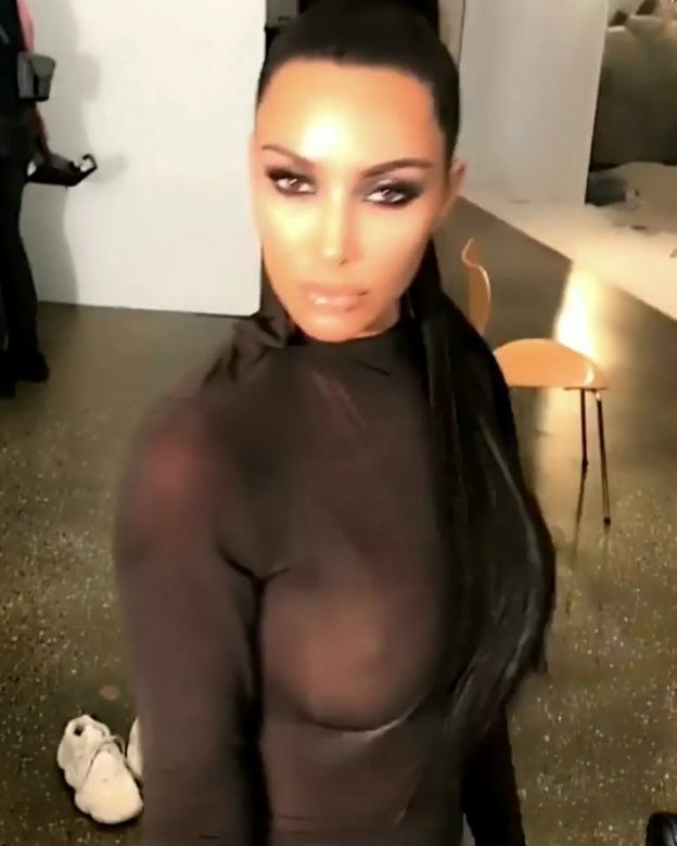 kim kardashian ombre hair