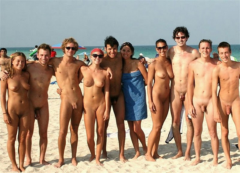 nude beach men and women