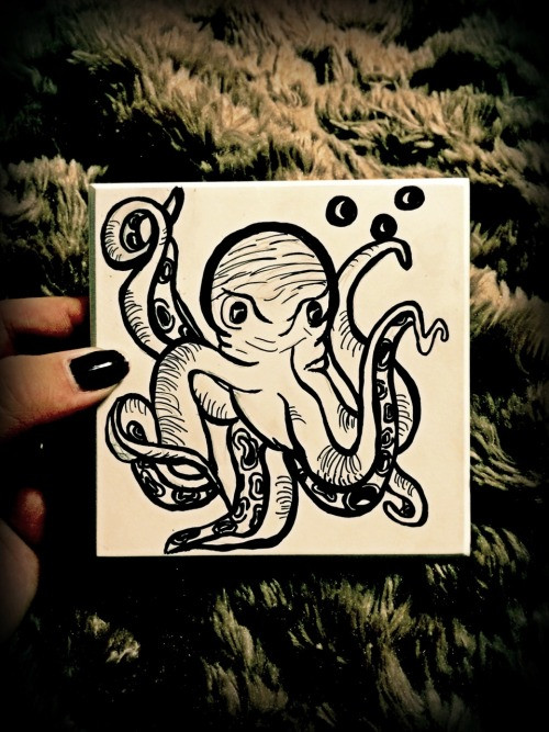 cute octopus art