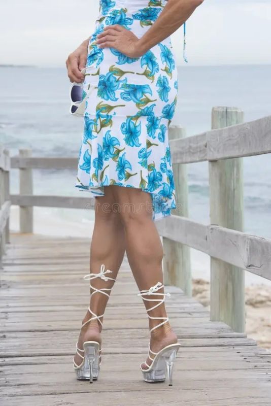 sweater dress legs heels
