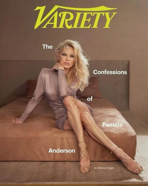 pam anderson george magazine