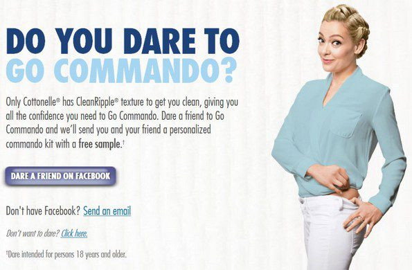 going commando so prove it