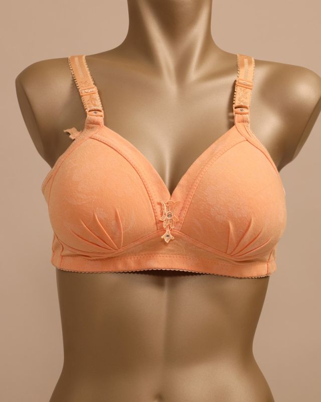 woman wearing a cotton bra