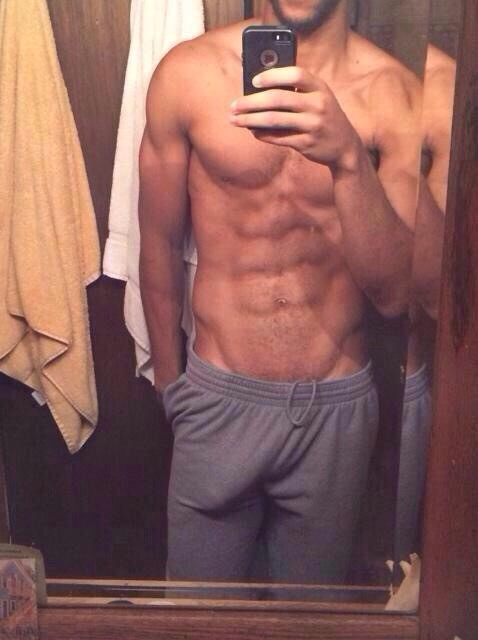 muscular men underwear bulges