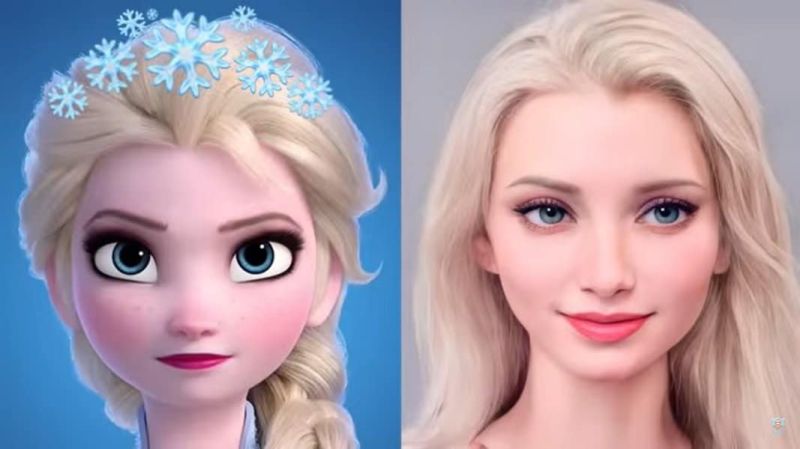people who look like disney characters
