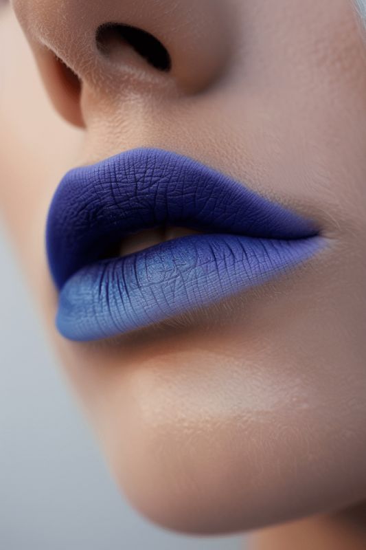 neon pink lipstick