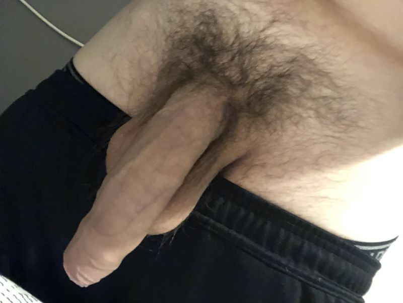 his uncut cock
