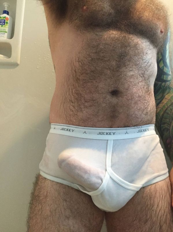 wet underwear bulge